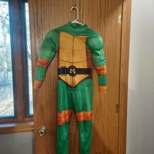 TMNT Mikey Costume teenage mutant ninja Turtles Halloween dress up size 8